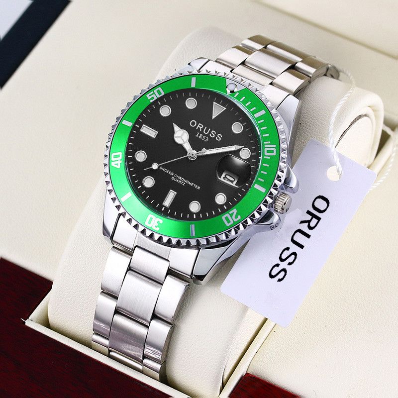 Water Ghost Watch With Rotatable Outer Ring, Exquisite Men's Watch, Trendy Fashion High-end Wristwatch For Men_voghion.com