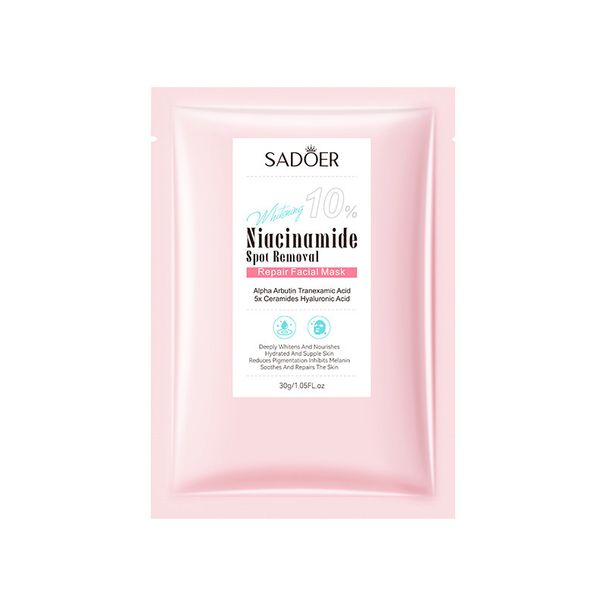 Full English SADOER Niacinamide Whitening Spot Repair Moisturizing Hydrating Mask_voghion.com