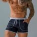Neue Nylon-Badehose für Herren mit großen Taschen, modisch, eng anliegend, für Sommer, Pool und Strand, schnelltrocknende Boxershorts_voghion.com