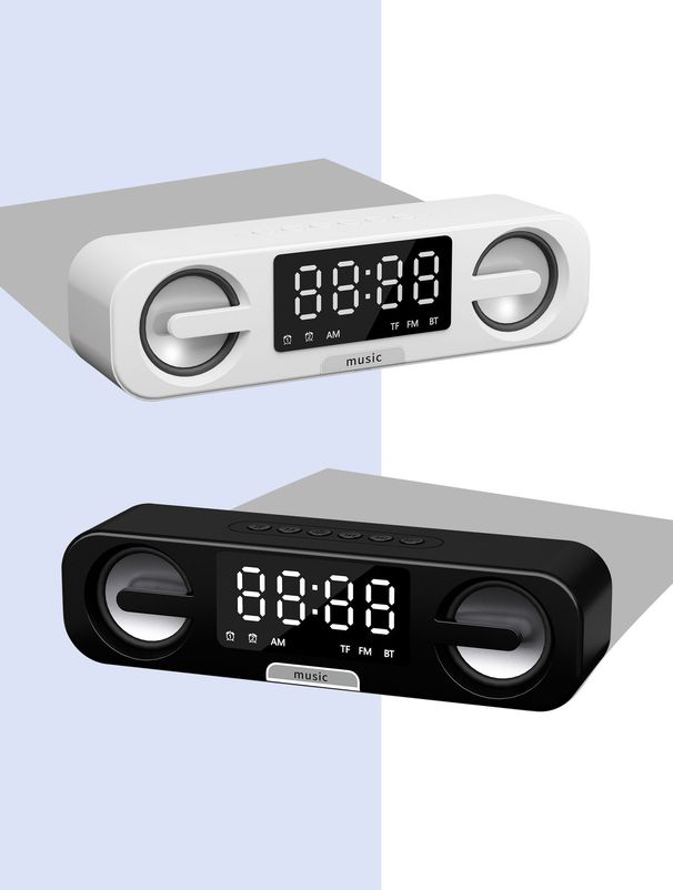 2025 Nový Bluetooth audio domácí reproduktor Vysoce kvalitní bezdrátový Bluetooth reproduktor Budík_voghion.com