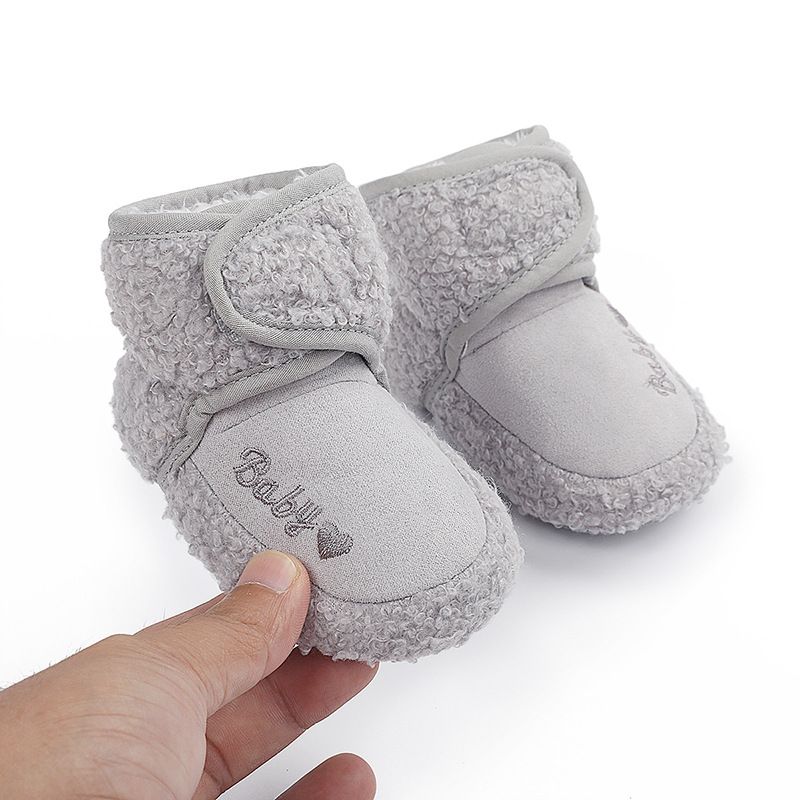 Botas de otoño e invierno Zapatos de algodón para bebé Zapatos de bebé Zapatos para niños pequeños Zapatos de bebé_voghion.com