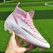 High-Top-Fußballschuhe für Männer und Frauen – Obermaterial aus strapazierfähigem Kunstleder mit rutschfester Gummilaufsohle für Fußballtraining und Spiele im Innen- und Außenbereich_voghion.com