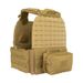 Quick-Release Tactical Vest – Lightweight 500D Polyester, MOLLE-Compatible (Coyote/OD Green, Adjustable Fit)_voghion.com