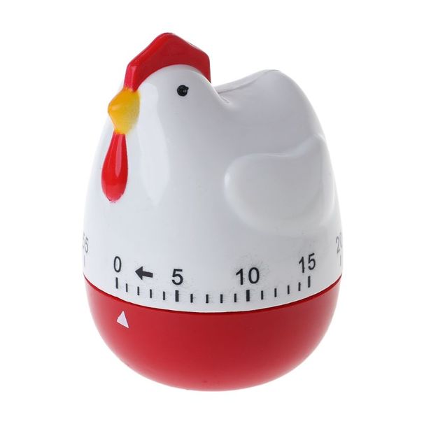 Cute Hen Shape Kitchen Cooking Timer Mechanical Countdown Clock Alarm Reminder Tool Home Decor_voghion.com