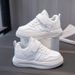 Children's Sports White 2025 Spring And Autumn New Style, Girls' Casual Shoes, Boys' Non Slip Board Shoes_voghion.com