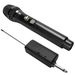 Rechargeable Wireless Microphone Battery 2000mAh UHF Dual Handheld Mic with Rechargeable Receiver For Karaoke Party Home_voghion.com