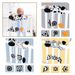 Black White And Animal Visual Stimulation Early Education Crib Toy_voghion.com
