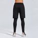 Men's Clothing Men's Quick Drying Pants Autumn And Winter Five Point Pants Running Tight Elastic Training Men's Shorts_voghion.com