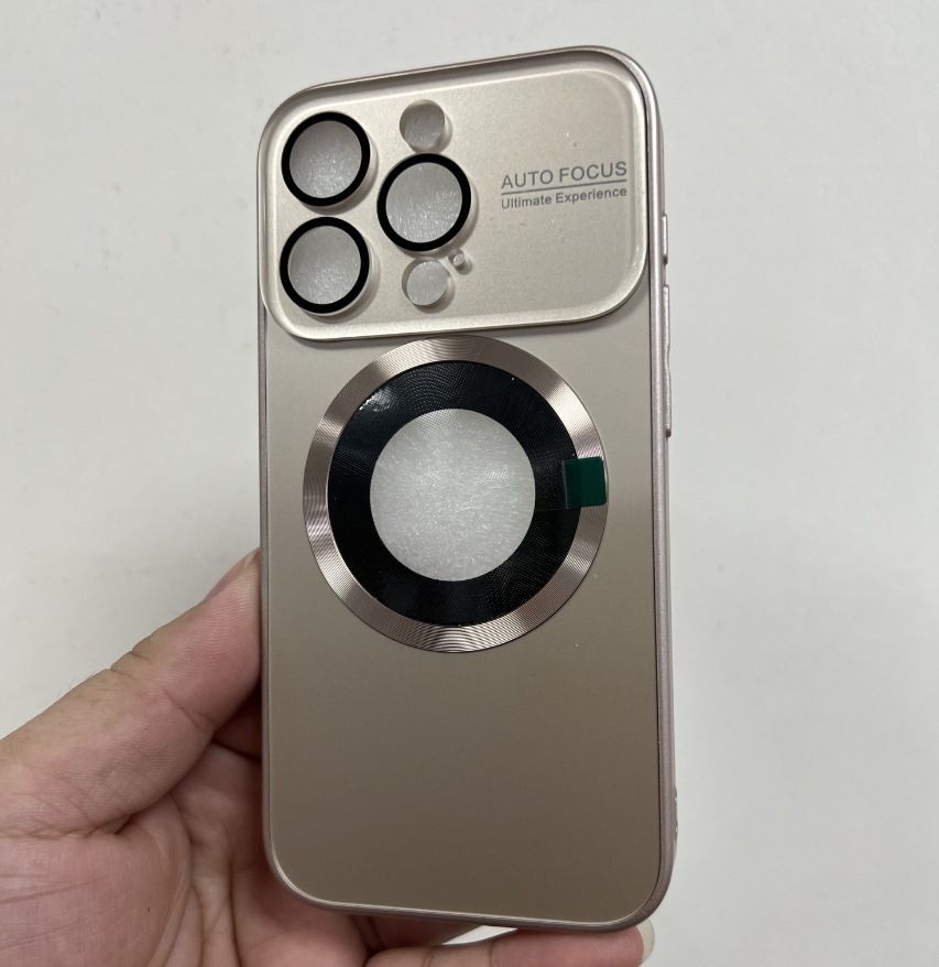 Magnetic Clear View Phone Case For IPhone 16/15 Pro Max/14 - Anti-Scratch Frosted Back & Shockproof Protective Cover_voghion.com