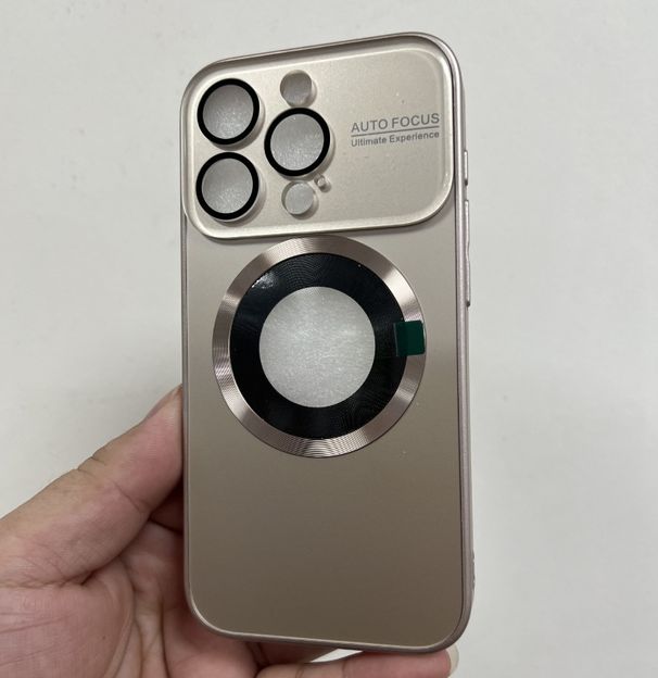 Magnetic Clear View Phone Case For IPhone 16/15 Pro Max/14 - Anti-Scratch Frosted Back & Shockproof Protective Cover_voghion.com