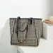 Designer 2025 2024 New Fashion Design, Niche Handbag Basket, Hand-Held Commuter Tote With Black And White Rhombus Bag_voghion.com