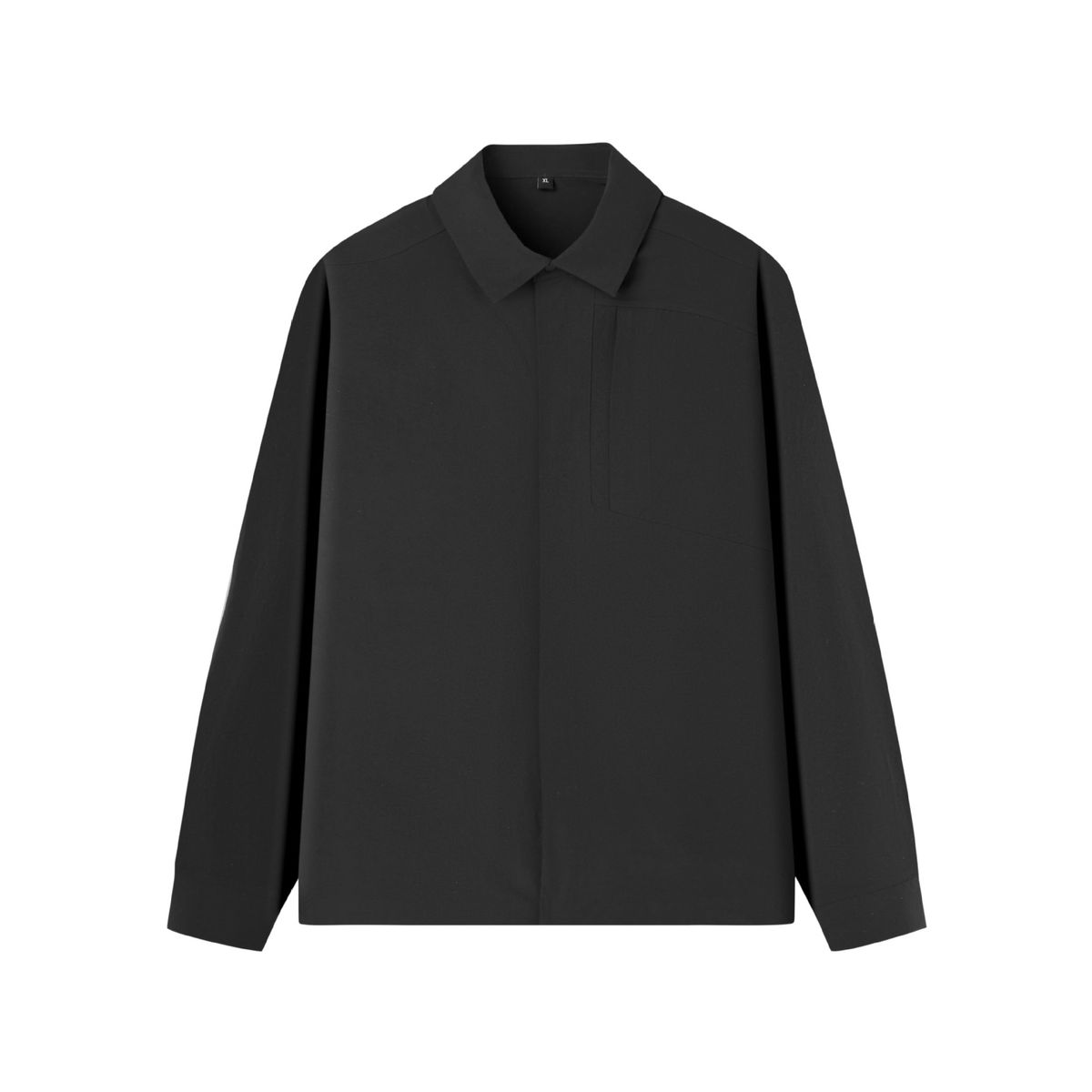 Unbeatable Quality New Year And Autumn Casual Collar, No Ironing, Solid Color, Casual, Administrative, Commuting, Loose Men's Shirt, Long_voghion.com