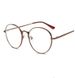 2021 New Literary Eyeglass Men's and Women's Korean Edition Trendy Metal Flat Mirror Myopia Glasses Frame 3246_voghion.com