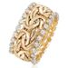 Punk Personality Wide Status Symbol Luxury Ring Winding Irregular Lines Popular_voghion.com