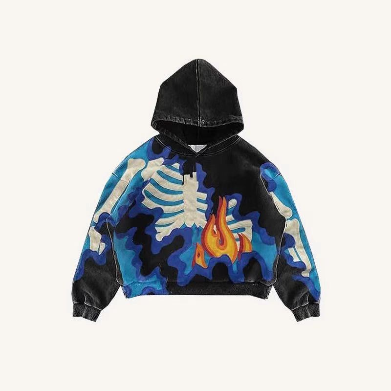 ​​"3D-bedruckter Hoodie für Herren – Trendiger Streetwear-Pullover mit Kordelzug und Kängurutasche (S-XXL) | Königsblau, Cyan, Lila, Dunkelmagenta"​​_voghion.com
