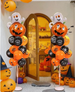 Decorazioni gonfiabili di Halloween, palloncini, zucche e fantasmi, ornamenti per asili, centri commerciali e vetrine._voghion.com
