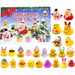 Christmas Rubber Duck Blind Box Advent Calendar Christmas Vinyl Little Yellow Duck Blind Box Countdown Christmas Gift Set_voghion.com