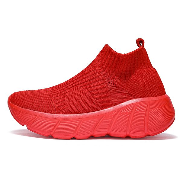 Frühling Sommer Paar High Heels Flying Woven Schuhüberzüge, Casual Sports und Damen Socken, Trendy Herrenschuhe, Eins_voghion.com