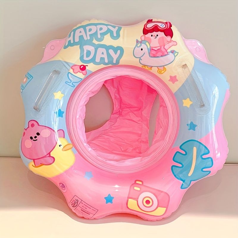 Flower Shape Swimming Ring With Seat, Swimming Accessories_voghion.com