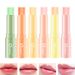 OCHEAL Honey Hydrating Moisturizing Lip Balm 3.5g Strawberry Peach Colorless Moisturizing Base Lip Gloss Fades Lip Patches_voghion.com