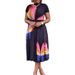 D298 Cross-border Women's Amazon Printed Top Pleated Large Skirt Skirt Set Large Size African Two-piece Set_voghion.com