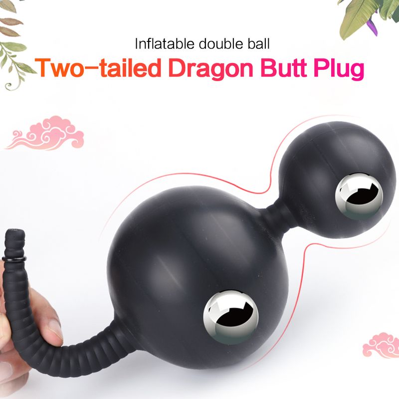 Erotic Toy Anus Expander Iatable Butt Plug Anal Beads With Rings Man Prostate Massager Male Deep Anus Expandable Plug 2024_voghion.com