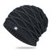 Men's Winter Knit Fleece-Lined Beanie Hat_voghion.com