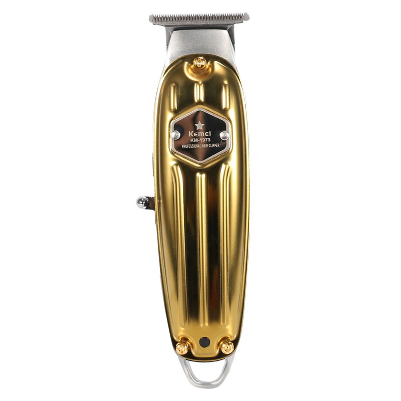 Kemei KM-1973 All Metal Professionaalne Meeste Elektriline Juhtme Juukselõikur Isane 0mm Kiilaspea T Blade Juukselõikus Hine_voghion.com