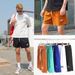 American three way sports shorts, men's embroidered mesh double-sided wear, loose and breathable running fitness_voghion.com