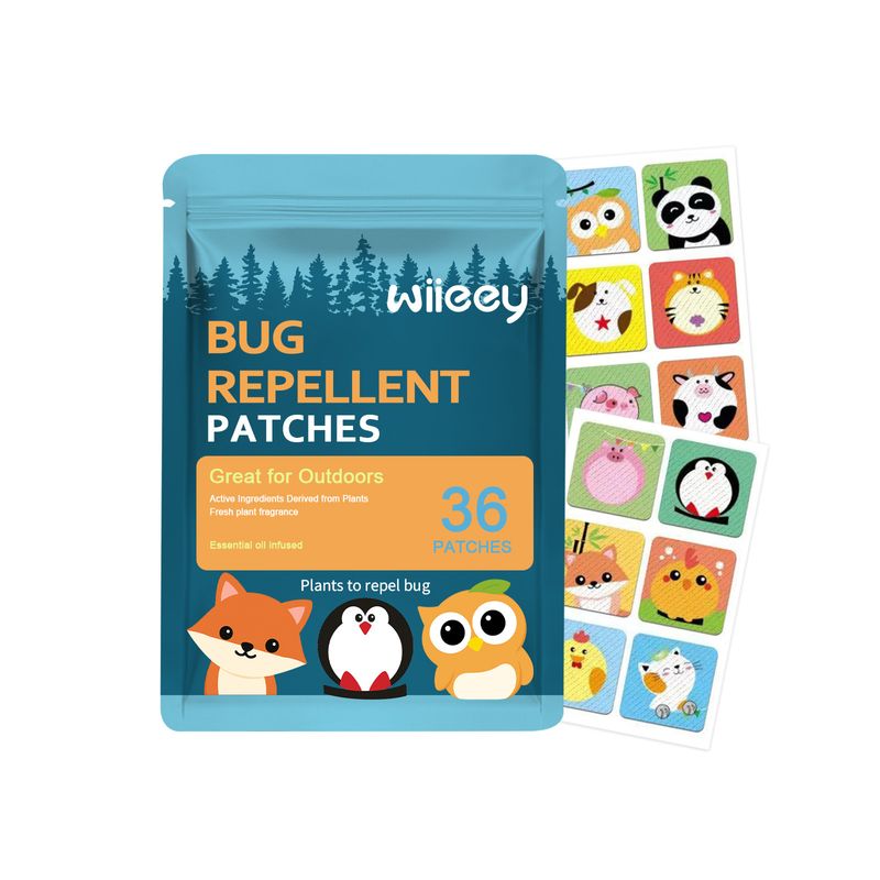 WIIEEY Mosquito Repellent Gentle Herbal Fresh Waterproof Sweatproof Home Travel Children Anti-Bite Patch_voghion.com