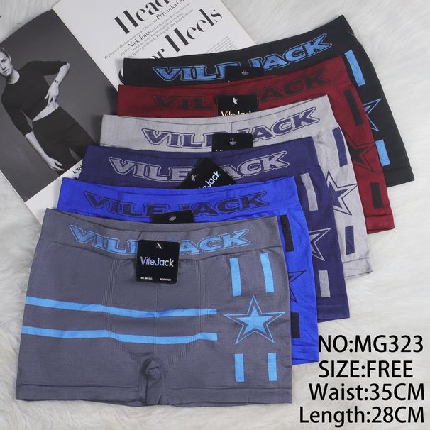 Herren-Unterwäsche, Boxershorts, nahtlos, mittlere Taille, Einheitsgröße, S/M/L, Polyester, Stretch, atmungsaktiv, Slips für Erwachsene_voghion.com