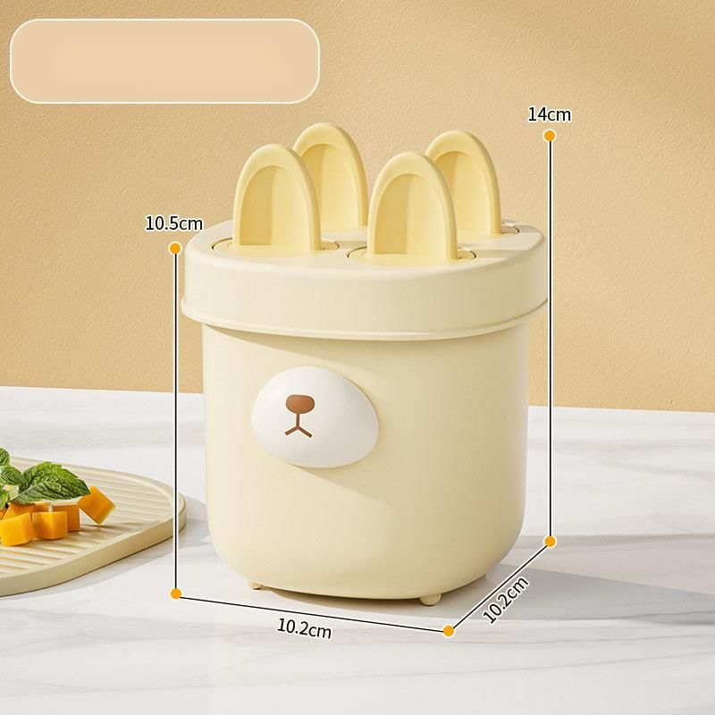 New Ice Cream Popsicle Cartoon Food Grade Easy Release Mold For Making Popsicles DIY Homemade_voghion.com