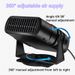 12V/24V 120W Car Heater Coog Heating Fan Portable Electric Dryer Windshield Deing Demister Defroster_voghion.com