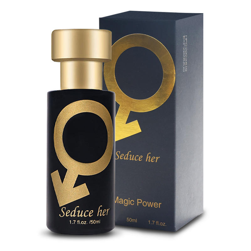 50ml Golden Lure Pheromone Perfume - Attract Men And Women With Romantic Glitter Perfume Spray_voghion.com