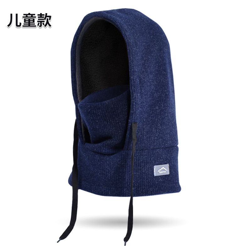 9620 Scaldacollo invernale in pile per uomo e donna, per ciclismo e sci, con maschera integrata, per genitori e bambini_voghion.com