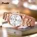 Luxury Business Quartz Watch For Women Elegant Women's Watches Simple Style With Date Display_voghion.com