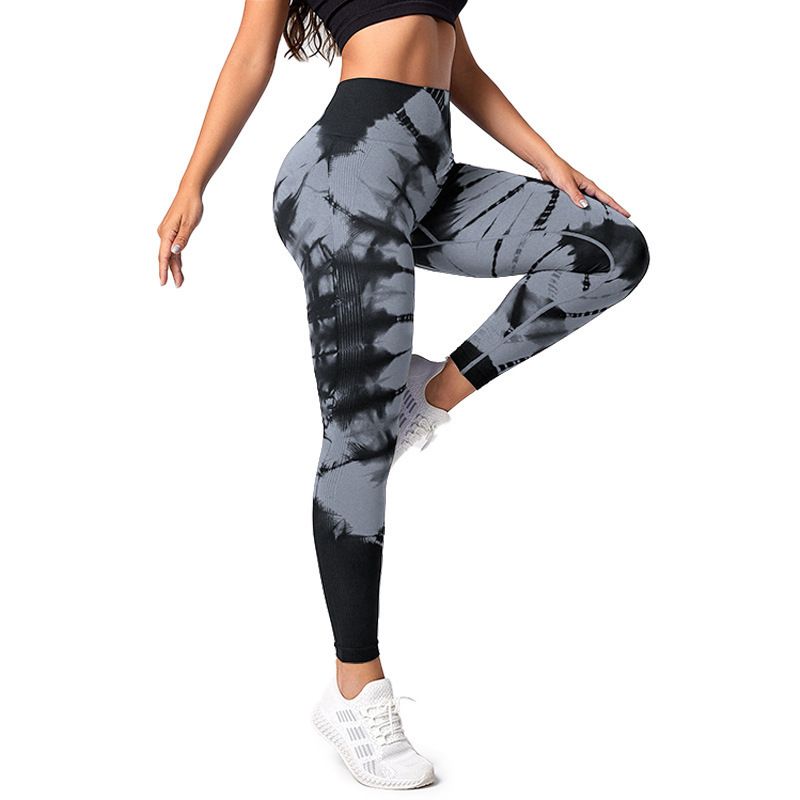  New Sports, Fitness, Yoga, Moisture Absorbing, Sweatwicking, High Elasticity, High Waist, Peach Hip Leggings_voghion.com