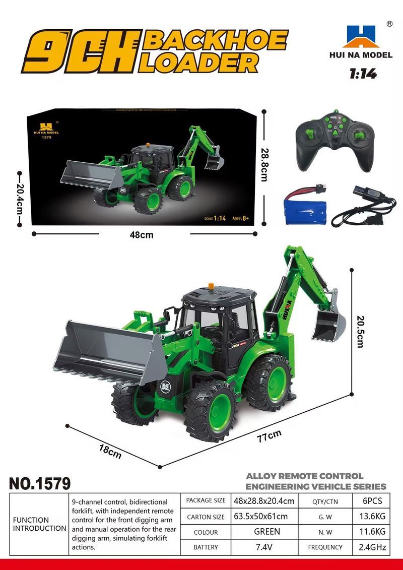 Mother & Kids Remote Control Dump Truck Transport Truck Scale Semi-Alloy Remote Control Excavator Toy With Drill & Grabber For Kids & Collectors​_voghion.com