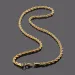 2.5MM 3MM 4MM 5MM 18k Real Gold Plated Stainless Steel Twist Rope Chain No Fade Necklace Jewelry For Men Women_voghion.com