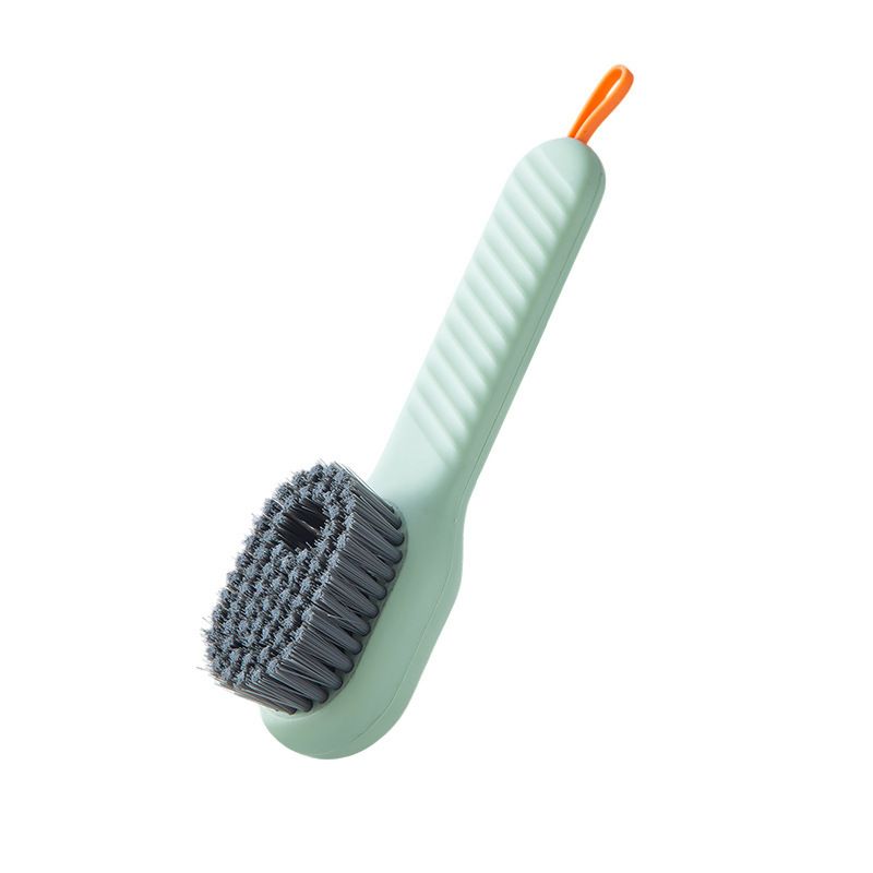 Soft Bristle Shoe Cleaning Brush With Ergonomic Handle - Durable PP Material For Sneakers & Footwear Care - Compact Design For Home & Travel Use_voghion.com