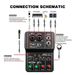 Portable Audio Interface Sound Card Console Mini USB Mixer 2 Channels Professional For Guitar Recording Studio Singing_voghion.com