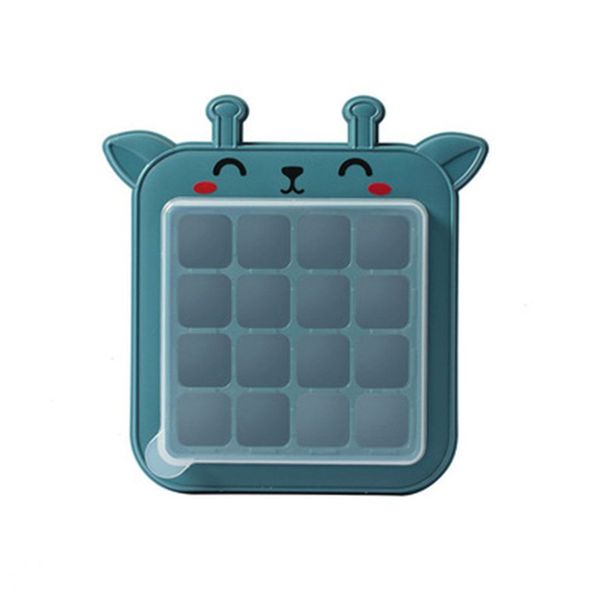 4 pezzi 16 griglie per cubetti di ghiaccio con coperchio, piccolo vassoio per ghiaccio fai da te per bambini, stampi per ghiaccioli alla frutta, accessori da cucina per bambini_voghion.com