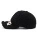 Cappello da donna autunno e inverno berretto da baseball moda semplice berretto invernale casual da esterno in lana di agnello tutto-fiammifero maschile_voghion.com
