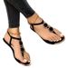 Women's Shoes Summer Fashion Leisure Beach Clip Toe Low Heel Large Size 40 43 Sandals_voghion.com