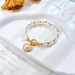 Mode Perle Mit Diamant Herz Anhänger OT Verschluss Elegante frauen Armband_voghion.com