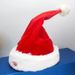 Cappello da Babbo Natale per cantare e ballare durante le feste natalizie - Cappello elettrico e musicale soffice con magia divertente per bambini e feste di Natale_voghion.com