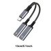 2-IN-1 Audio/Charger Splitter Adapter USB C To Dual TypeC Ports Headphone Jack Audio Adapte For IPhone 16 15 Saumsung Xiaomi_voghion.com
