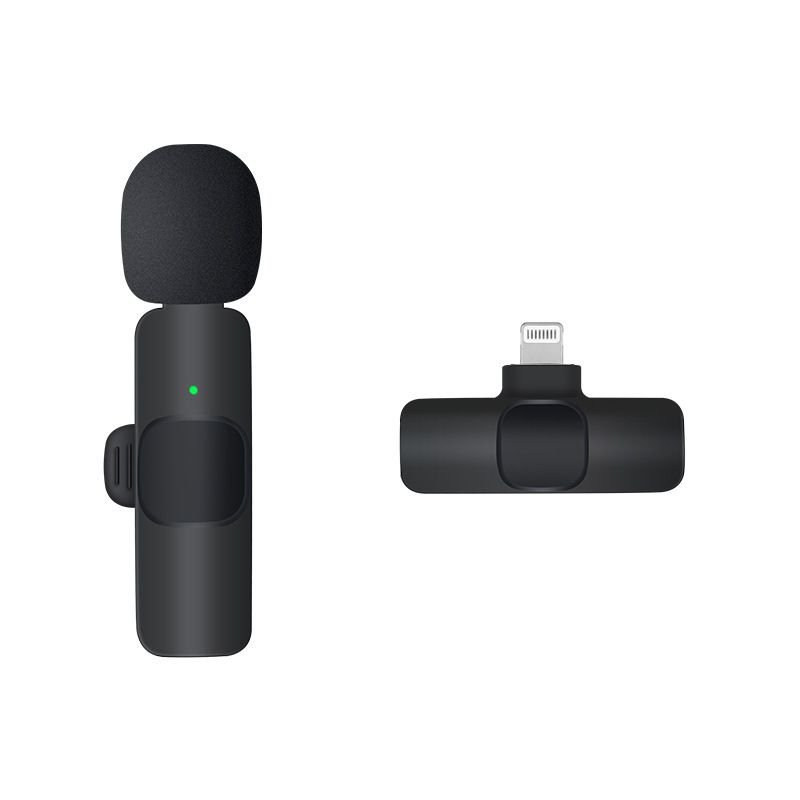 Lavalier K1, 2.4G, înregistrare și filmare în direct pe telefon, microfon wireless K9, reducere a zgomotului K6_voghion.com