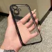 Fashion Simplicity Plating Frame Phone Case For IPhone 16 15 14 Pro Max Plus Shockproof Back Camera Screen Protector Film Cover_voghion.com