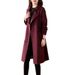 Elegante trench da donna di media lunghezza: elegante e versatile per la primavera e l'autunno, classico design doppiopetto_voghion.com